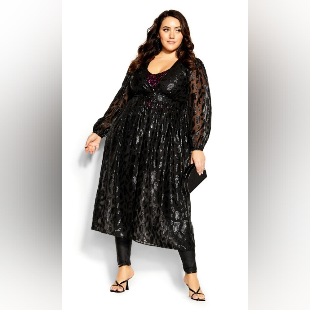 City Chic Victoria Jacket - black